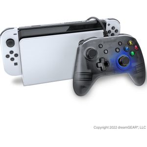 dreamGEAR Shadow Zwart Gamepad Nintendo Switch, Nintendo Switch OLED