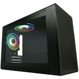 LC-Power - LC-716MB-ON - PC-behuizing - Zwart - Mini-ITX, mATX - Met 3 ARGB Ventilatoren