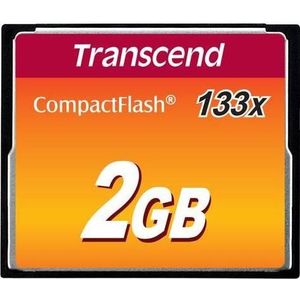 Transcend CompactFlash 133x (2 GB, CF), Geheugenkaart