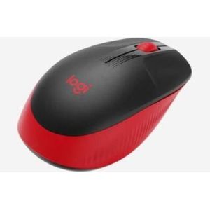 Logitech MUIS USB OPTISCH WRL M190/ROOD 910-005908 (Draadloze), Muis, Rood