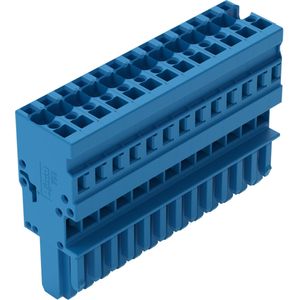 10x Wago 1-draads vrouwelijke multipoint connector, Elektronica benodigdheden + Behuizing, Blauw