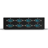 StarTech.com 8-poort USB naar DB9 RS232 Seriële Adapter Hub – Industriële DIN-rail en Wandmontage