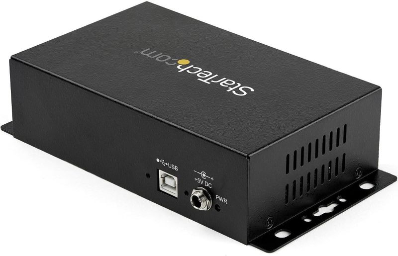 StarTech.com 8-poort USB naar DB9 RS232 Seriële Adapter Hub – Industriële DIN-rail en Wandmontage