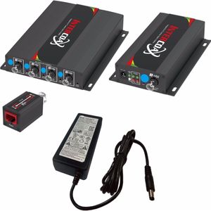 InterCoax Ethernet Extender EUP-2704R-4T-PKG, Schakeldoos