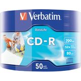 Verbatim 50x CD-R 700 MB 52x 50 stuk(s)