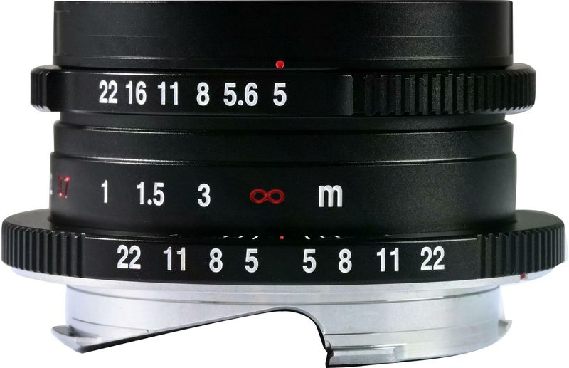 Laowa 15mm f/5 Cookie FF â Zwart Leica M (Leica M, Volledig formaat), Objectief, Zwart