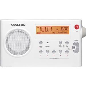 Sangean Draagbare radio PR D7 (FM, AM), Radio, Wit