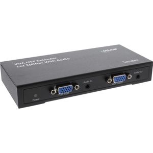 InLine 1 naar 2 VGA Extender & Splitter via UTP, Schakeldoos