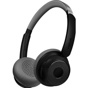 LogiLink Prüfen (20 h, Draadloze), Koptelefoon, Zwart