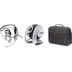 Caselogic Bevestiging, webcam en headset. 15.4", Laptoptas