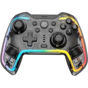 White Shark GPW-8040 Praetorian RGB BT Controller (Android, PC, iOS, Switch, Playstation Classic), Controller, Transparant
