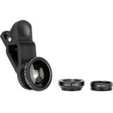 Kikkerland Cameralens Set voor Smartphone - 3-delig