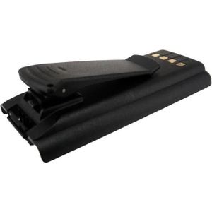 CoreParts Batterij voor tweerichtingsradio (1 Cellen, 2500 mAh), Notebook batterij, Zwart