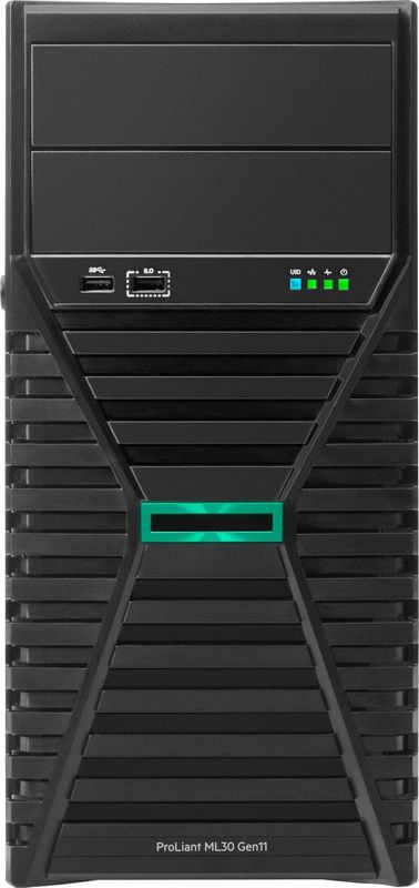 HPE - ProLiant ML30 Gen11 - Server - Zwart - 32GB RAM - 2x1TB HDD