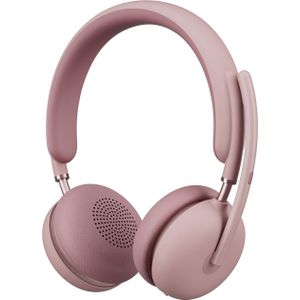 Logitech Headset Zone Wrls 2 Uc (Draadloze, USB-C), Kantoorheadset, Roze