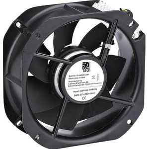 Tru Components - TC-NA22580-230B1 - Axiaalventilator - Zwart - 230 V AC - 1150 m³/h