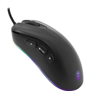 White Shark - AIKUCHI - Game Muis - 7200 DPI - Zwart met RGB verlichting