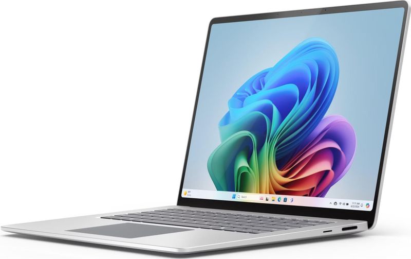 Microsoft Surface Laptop 7 - Notebook - Zilver - 15 inch - Snapdragon X Elite X1E-80-100 - 16 GB - 1000 GB