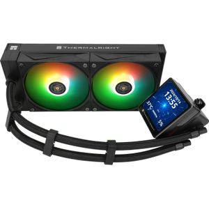 Thermalright Kit Watercooling AIO Grand Vision RGB - 240mm (Blanc) (120 mm), PC ventilator, Zwart