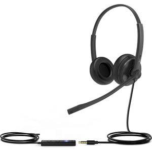 Yealink UH34 SE Lite (Bedraad, USB-A), Kantoorheadset, Zwart