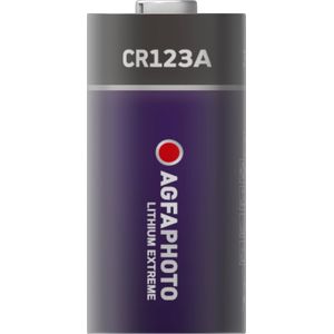 AGFAPHOTO Lithium CR 123 A (1 Pcs., CR123A, 1300 mAh), Batterijen