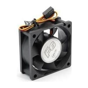 Arctic Fan F6 Low Speed schwarz / 60 mm / 23,5 dB bei 3500 U/min / 24,2 CFM / 3-polig (60 mm), PC ventilator, Zwart