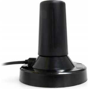 Alfa Network LTE Buiten Omni-antenne Magneetvoet 5dBi SMA Mannelijk AOA-4G-5MGN-SMM (4G), Netwerkantenne