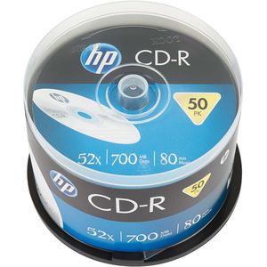 HP CDR 52X 50PK taartdoos HP 700MB (50 x), Optische gegevensdrager