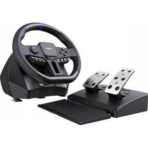 PXN-V900 Gen2 - Gaming Stuurwiel - Zwart - Metalen Pedalen - RGB Verlichting