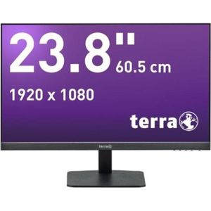 Wortmann TERRA LCD/LED 2427W V2 zwart HDMI, DP, USB-C, GREENLINE PLUS (1920 x 1080 Pixel, 23.80""), Monitor, Zwart