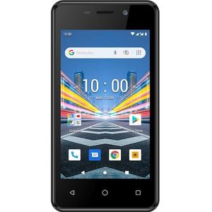 Konrow City 4 (Dual SIM - 4" scherm, 8GB, 1GB RAM) Zwart (8 GB, Zwart, 4"), Smartphone, Zwart