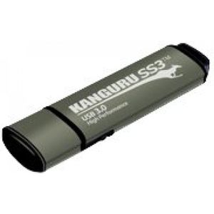 Kanguru SS3 USB 3.0 met schrijfbeveiligingsschakelaar (32 GB, USB-A), USB-stick, Groen