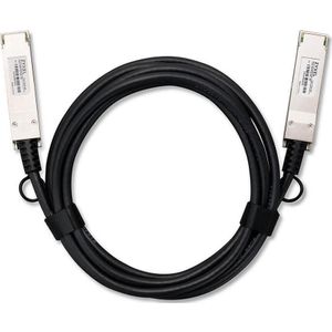 Zyxel 100G QSFP28 DAC 3M Kabel, Zendontvangers, Zwart