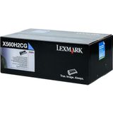Lexmark X560 10K cyaan printcartridge