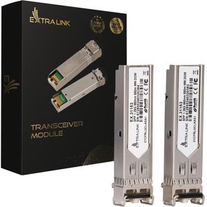 Extralink - SFP-module 1,25G - 2-pak - LC/UPC - 850nm - Multimodus