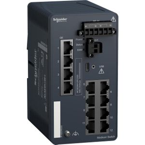 Schneider Electric MCSESM123F23G0 (8 ports), Netwerkschakelaar