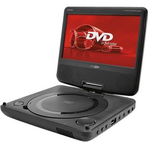 Caliber MPD107 (Draagbare DVD speler), Bluray + DVD-speler, Zwart