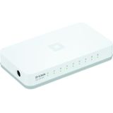 D-Link GO-SW-8E/E netwerk-switch Unmanaged Fast Ethernet (10/100) Wit