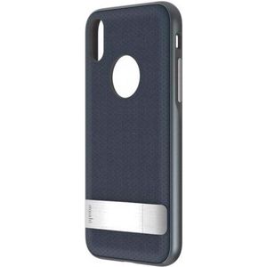 Moshi Kameleon voor iPhone XS/X - kickstand hoesje - Middernachtblauw (iPhone X), Smartphonehoes, Blauw