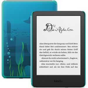 Amazon Kindle Kids (6", 16 GB, Ontwerp oceaanverkenner), eReader, Blauw