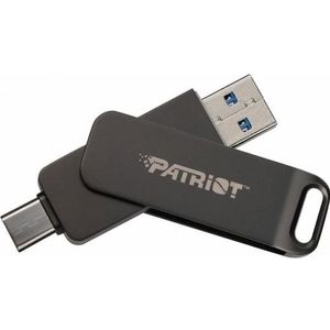 Patriot - Rage R550 - USB-stick - Zwart - 32 GB - USB-A en USB-C