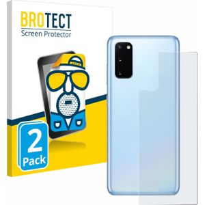 BROTECT Antireflecterende schermbeschermer mat (2 Stuk, Galaxy S20 5G), Smartphone beschermfolie, Grijs