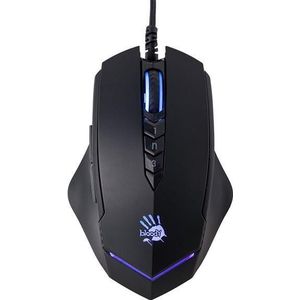 A4Tech BLOODY V8M Max zwart / Gaming muis / 12000DPI / RGB / USB-A / 8 knoppen / 1,8m kabel (Bedraad), Muis, Zwart