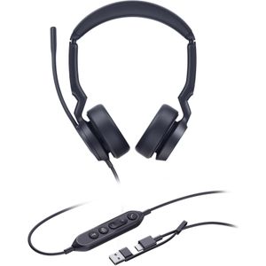 Yealink - UH44 Dual Teams - Kantoorheadset - Bedraad - USB-C/A