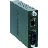 Trendnet - TFC-110S60 - Glasvezelconverter - Enkelmodus - 100Base-TX naar 100Base-FX - 60 km