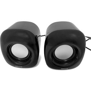 Squeak - Powerwave SQ1003 - PC-luidspreker - Zwart - Stereofonisch