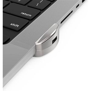 Maclocks Ledikant adapter voor MacBook 16"" (2021), Beveiliging van notebooks, Zilver