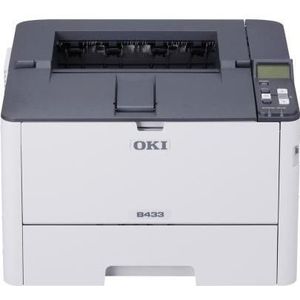 OKI B433dn A4 LED mono Drucker (Laser, Zwart-wit), Printer, Grijs, Wit