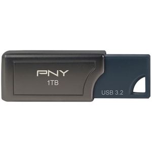 PNY Pro Elite V2 (1000 GB, USB 3.1 Gen 2, USB 3.1, USB 3.2 Gen 2), USB-stick, Zwart
