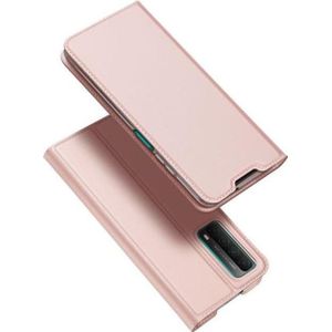 Dux Ducis Skin Pro Serie Boekomslag (Huawei P Smart (2021)), Smartphonehoes, Roze